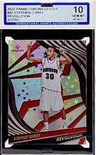 تحميل الصورة إلى عارض المعرض، اختيارات درافت Panini Chronicles Revolution لعام 2022 ستيفن كاري #83 - Warriors ISA 10 Gem Mint