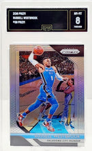 将图片加载到图库查看器,Russell Westbrook - 2018 Panini Prizm Silver Prizm #39 GMA 8 OKC