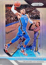 将图片加载到图库查看器,Russell Westbrook - 2018 Panini Prizm Silver Prizm #39 GMA 8 OKC