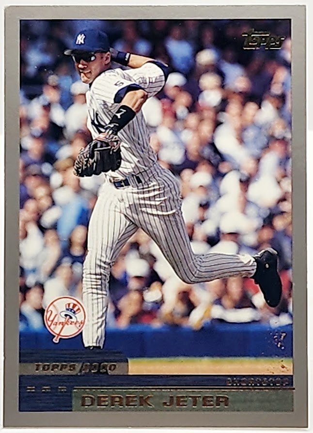 2000 Topps #15 Derek Jeter Baseball Card - New York Yankees at