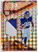 将图片加载到图库查看器,2017 Panini Spectra Next Era Evan Engram #6 Orange 3/5 Giants 2 Color Patch