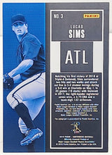 将图片加载到图库查看器,2018 Panini Contenders Lucas Sims Rookie Auto Season Ticket Braves Reds RC #3