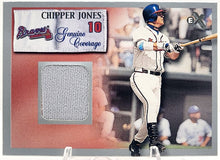 Load image into Gallery viewer, Chipper Jones 2000 Fleer Skybox Game Worn Jersey Card