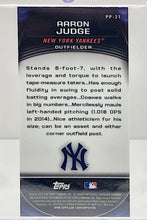 Load image into Gallery viewer, 2015 Bowman Chrome Prospect Profiles Mini PP21 Aaron Judge