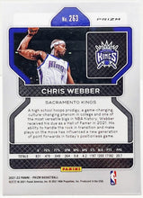 Load image into Gallery viewer, 2021-2022 Panini Prizm Pulsar Chris Webber #263 Sacramento Kings