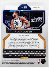 Load image into Gallery viewer, 2021-2022 Panini Prizm Pulsar Rudy Gobert #239 Utah Jazz