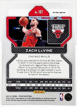 تحميل الصورة إلى عارض المعرض، 2021-2022 بانيني بريزم بولسار زاك لافين # 107 شيكاغو بولز