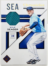 将图片加载到图库查看器,2019 Panini Chronicles #CS-KY Kyle Seager Chronicles Swatches