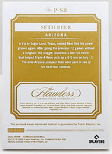 将图片加载到图库查看器,2022 Panini FLAWLESS SILVER Refractor Rookie Patch SETH BEER #P-SB 08/25