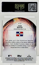 将图片加载到图库查看器,2022 Bowman's Best Global Impact Die-Cuts Atomic Refractor Juan Soto #GI-29 GMA 10 Gem Mint