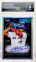 Load image into Gallery viewer, 2022 Bowman's Best - UFOA-VG Vladimir Guerrero Jr. UFO Auto #78/100 GMA 9 Mint
