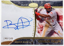 将图片加载到图库查看器,2016 Topps Tier One Prime Performers Auto /149 Brandon Phillips #PP-BP Auto