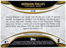 将图片加载到图库查看器,2016 Topps Tier One Prime Performers Auto /149 Brandon Phillips #PP-BP Auto
