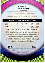 将图片加载到图库查看器,2022 Bowman Inception #16 Orange Kahlil Watson RC 20/25 MARLINS