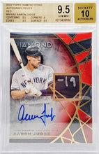 将图片加载到图库查看器,2022 Topps Diamond Icons Autograph Relics Red #SPAAJ Aaron Judge 4/5 Beckett 9.5/10
