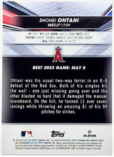 Load image into Gallery viewer, Topps Chrome Bowman's Best Baseball 2022 - Shohei Ohtani Refractor #25