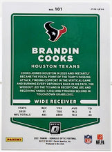 将图片加载到图库查看器,2021 Donruss Optic Brandin Cooks Stars Prizm SP #101 Texans
