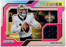 Load image into Gallery viewer, 2021 Panini NFL Ian Book Pink Prizm Premier Patch RC No.PJ-20 Saints