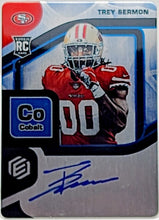 تحميل الصورة إلى عارض المعرض، 2021 Panini Elements RPS Steel Signatures COBALT # 147 Trey Sermon 49ers AUTO 12/27