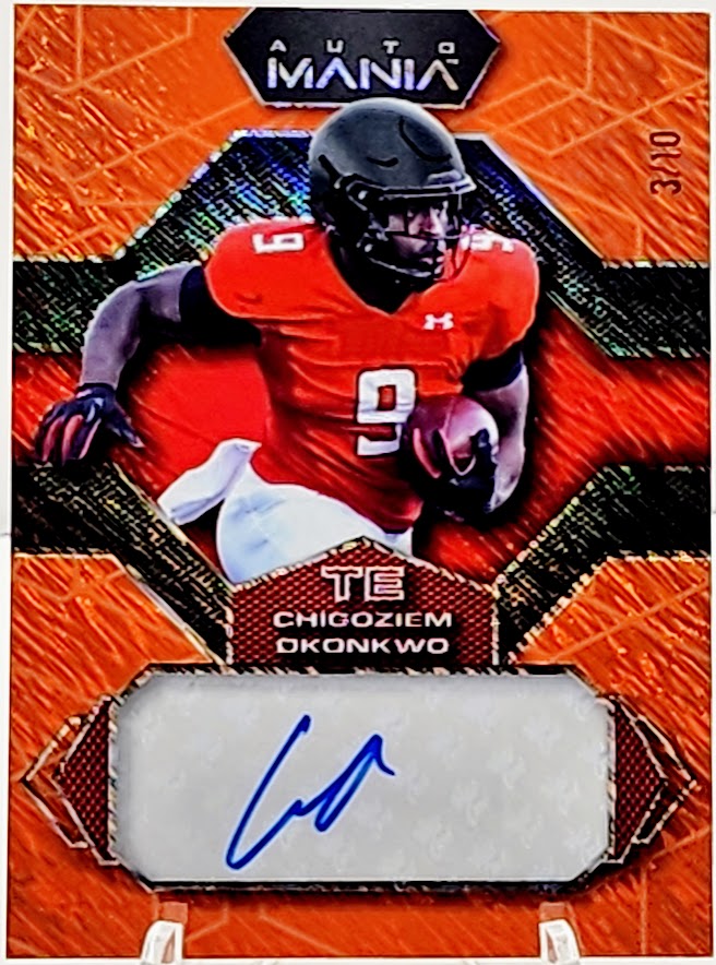 2022 Wild Card Auto Mania Orange #AM-H42 Chigoziem Okonkwo Rookie Auto –  walk-of-famesports