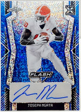 将图片加载到图库查看器,2022 Leaf Flash Blue Metalized Sparkles /25 Joseph Ngata #BA-JN1 Auto