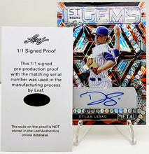 تحميل الصورة إلى عارض المعرض، 2022 ورقة معدنية ديلان ليسكو تايجر موجو أوتو 1/1 بادريس الجولة الأولى من الأحجار الكريمة!