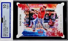 Load image into Gallery viewer, 2020 Panini Diamond Kings Shohei Ohtani ISA 10 GEM Mint In the Zone Angels #INT-9
