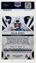 将图片加载到图库查看器,2020 Panini Phoenix JALEN HURTS Rookie Fire Burst PSA 10 #114 - Eagles