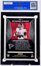 Load image into Gallery viewer, 2022 Panini Illusions Desmond Ridder #3 Rookie RC Atlanta Falcons ISA 10 GEM Mint