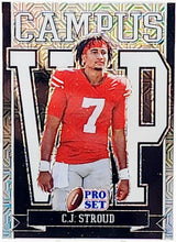 Load image into Gallery viewer, 2022 Leaf Pro Set CJ Stroud Campus VIP Black Mojo Rookie VIP-CJS CCG 10 GEM Mint