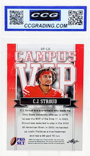Load image into Gallery viewer, 2022 Leaf Pro Set CJ Stroud Campus VIP Black Mojo Rookie VIP-CJS CCG 10 GEM Mint