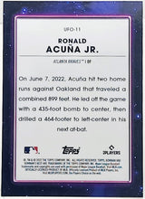 将图片加载到图库查看器,2022 Bowman's Best Bowman UFO Ronald Acuna Jr Ronald Acuña Jr #UFO-11