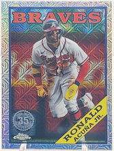 将图片加载到图库查看器,Ronald Acuna Jr 2023 TOPPS CHROME SILVER PACK 1988 MOJO REFRACTOR #T88C-1