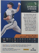 将图片加载到图库查看器,2022 Capstone Baseball Base Red #38 Spencer Strider - Atlanta Braves