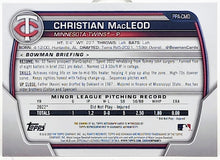 将图片加载到图库查看器,2023 Bowman Christian MacLeod 1st Bowman Purple Auto 240/250 #PPA-CMD