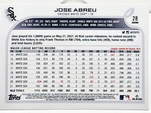 将图片加载到图库查看器,2022 Topps Chrome REFRACTOR Jose Abreu #28 Parallel Card Chicago White Sox - walk-of-famesports