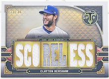 Load image into Gallery viewer, CLAYTON KERSHAW 2022 TOPPS TRIPLE THREADS Scoreless RELIC SSP #/36 TTR-CK3 - walk-of-famesports
