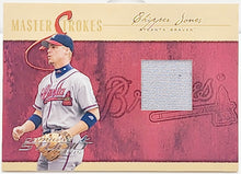 将图片加载到图库查看器,Chipper Jones 2005 Studio Masterstrokes Jersey 108/225 Card# MS-23 - walk-of-famesports