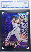 将图片加载到图库查看器,1998 Pinnacle Epix Moment Andruw Jones Purple #E20 ISA 10 Gem Mint - walk-of-famesports