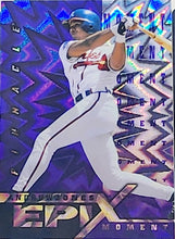 将图片加载到图库查看器,1998 Pinnacle Epix Moment Andruw Jones Purple #E20 ISA 10 Gem Mint - walk-of-famesports