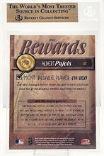 将图片加载到图库查看器,2001 DONRUSS CLASS OF 2001 REWARDS MVP ROOKIE ALBERT PUJOLS RC BGS 9.5 OLD LABEL - walk-of-famesports