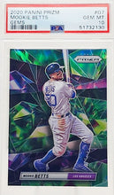 Load image into Gallery viewer, 2020 Prizm MOOKIE BETTS GEMS PRIZM CASE HIT INSERT Mookie Betts G-7 PSA 10 GEM Mint - walk-of-famesports