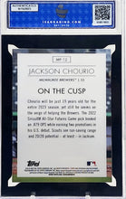 将图片加载到图库查看器,2023 Bowman Chrome Jackson Chourio Modern Prospects #MP-12 Brewers ISA 10 Gem Mint - walk-of-famesports
