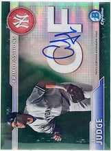 将图片加载到图库查看器,2016 Bowman Chrome Prime Positions Autographs Aaron Judge Green Refractors BGS 9.5 10 Autograph 25/99 - walk-of-famesports
