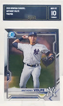 Load image into Gallery viewer, 2021 Bowman Chrome Anthony Volpe #BCP85 GMA 10 GEM Mint - walk-of-famesports