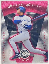 Load image into Gallery viewer, 1997 Pinnacle Totally Certified #51 Derek Jeter Platinum Red 0654/3999 Yankees GMA 9 Mint - walk-of-famesports