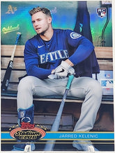 将图片加载到图库查看器,2021 Stadium Club Chrome Jarred Kelenic #396 Rookie RC Refractor 1991 Variation - walk-of-famesports