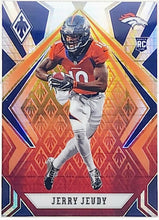 Load image into Gallery viewer, 2020 Panini Phoenix Fire Burst Prizm #105 Jerry Jeudy Rookie Denver Broncos - walk-of-famesports
