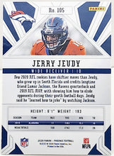 Load image into Gallery viewer, 2020 Panini Phoenix Fire Burst Prizm #105 Jerry Jeudy Rookie Denver Broncos - walk-of-famesports