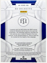 将图片加载到图库查看器,2022 National Treasures Bo Bichette Red White Blue /25 #RWB-BB Toronto Blue Jays